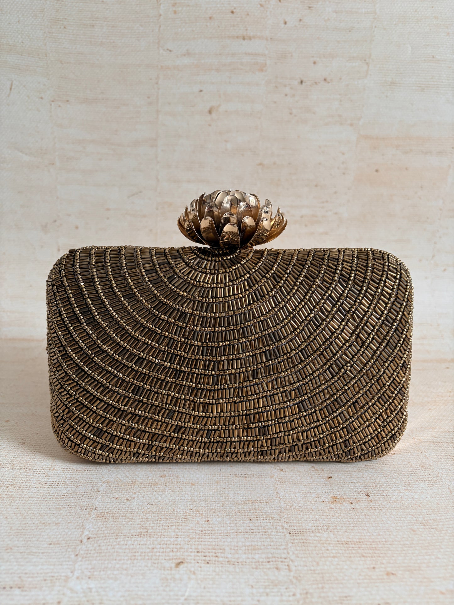 Adele (Rectangular Clutch) (Bronze) (ST291)