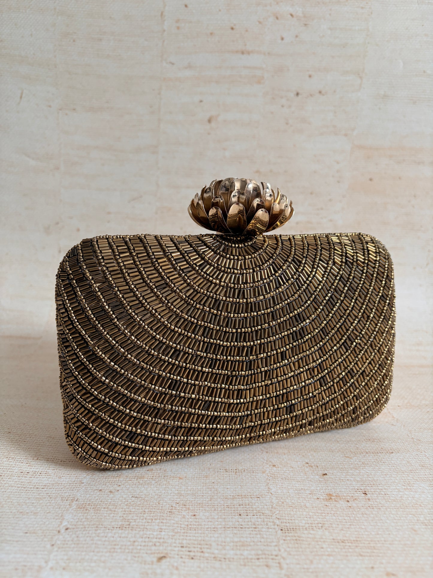 Adele (Rectangular Clutch) (Bronze) (ST291)