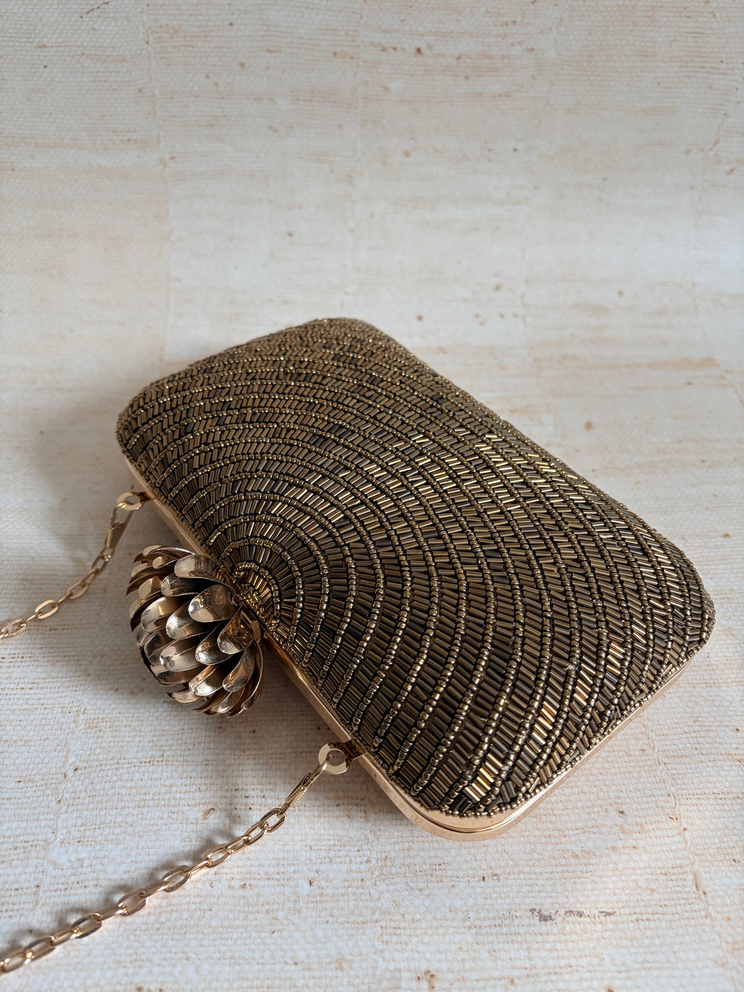 Adele (Rectangular Clutch) (Bronze) (ST291)