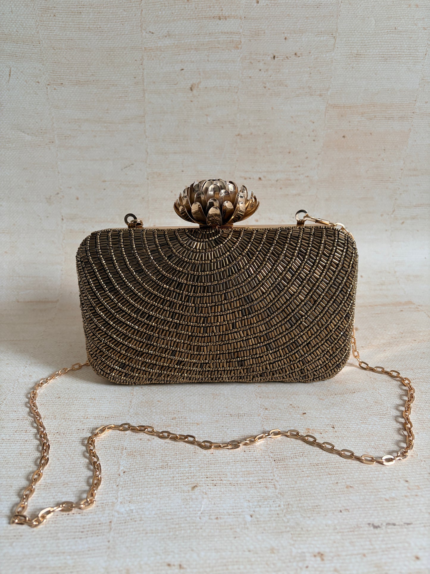 Adele (Rectangular Clutch) (Bronze) (ST291)