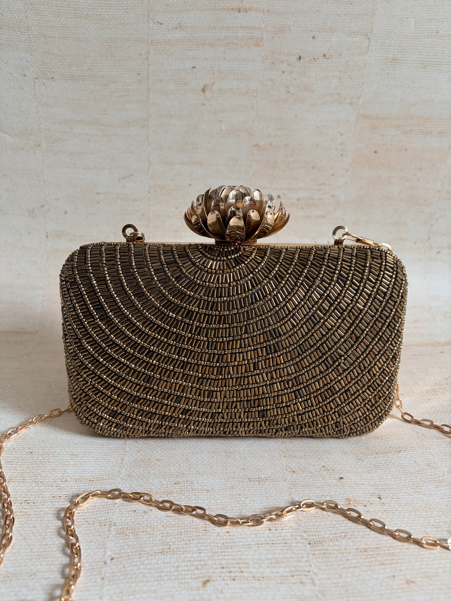 Adele (Rectangular Clutch) (Bronze) (ST291)