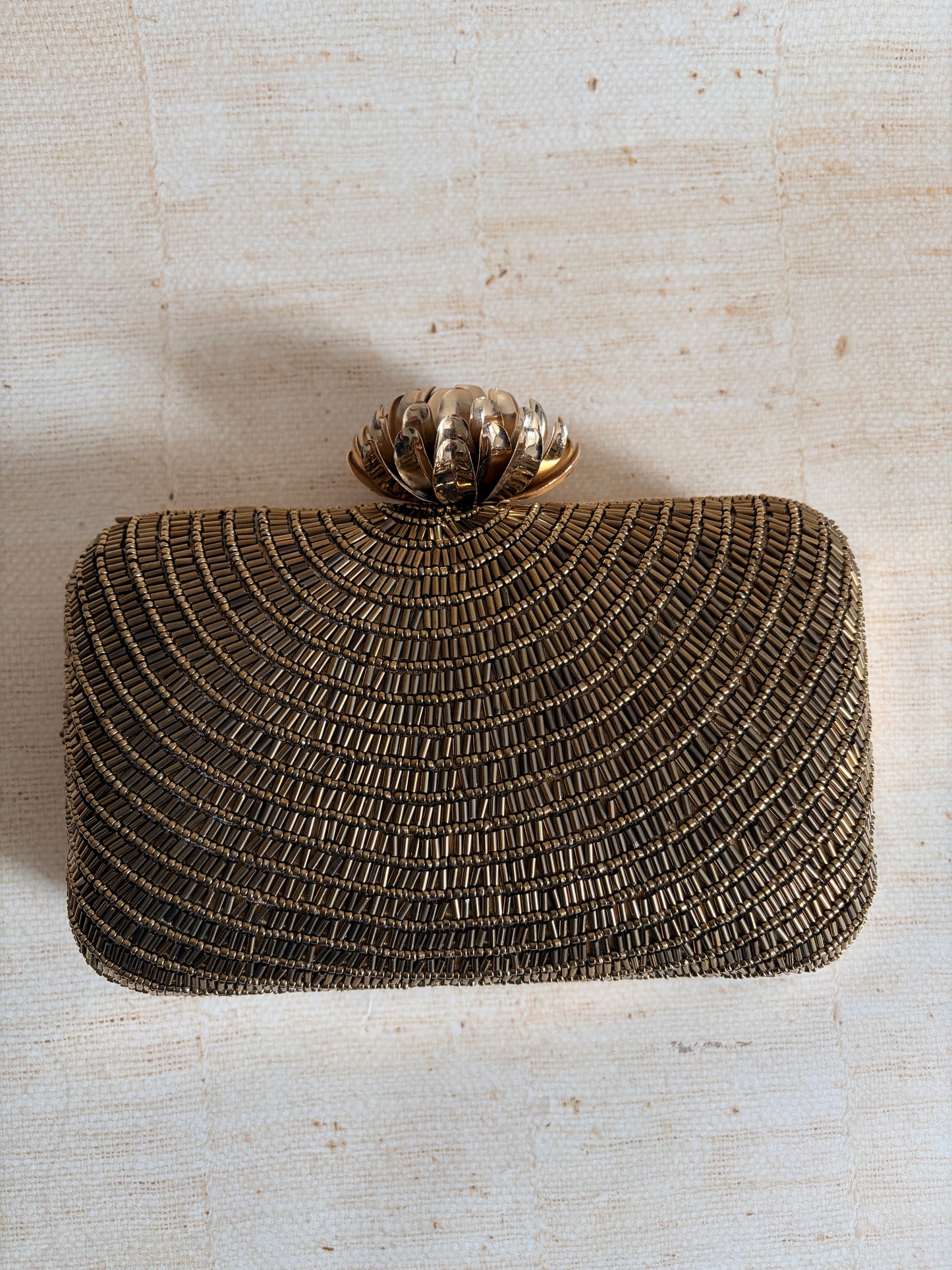 Adele (Rectangular Clutch) (Bronze) (ST291)