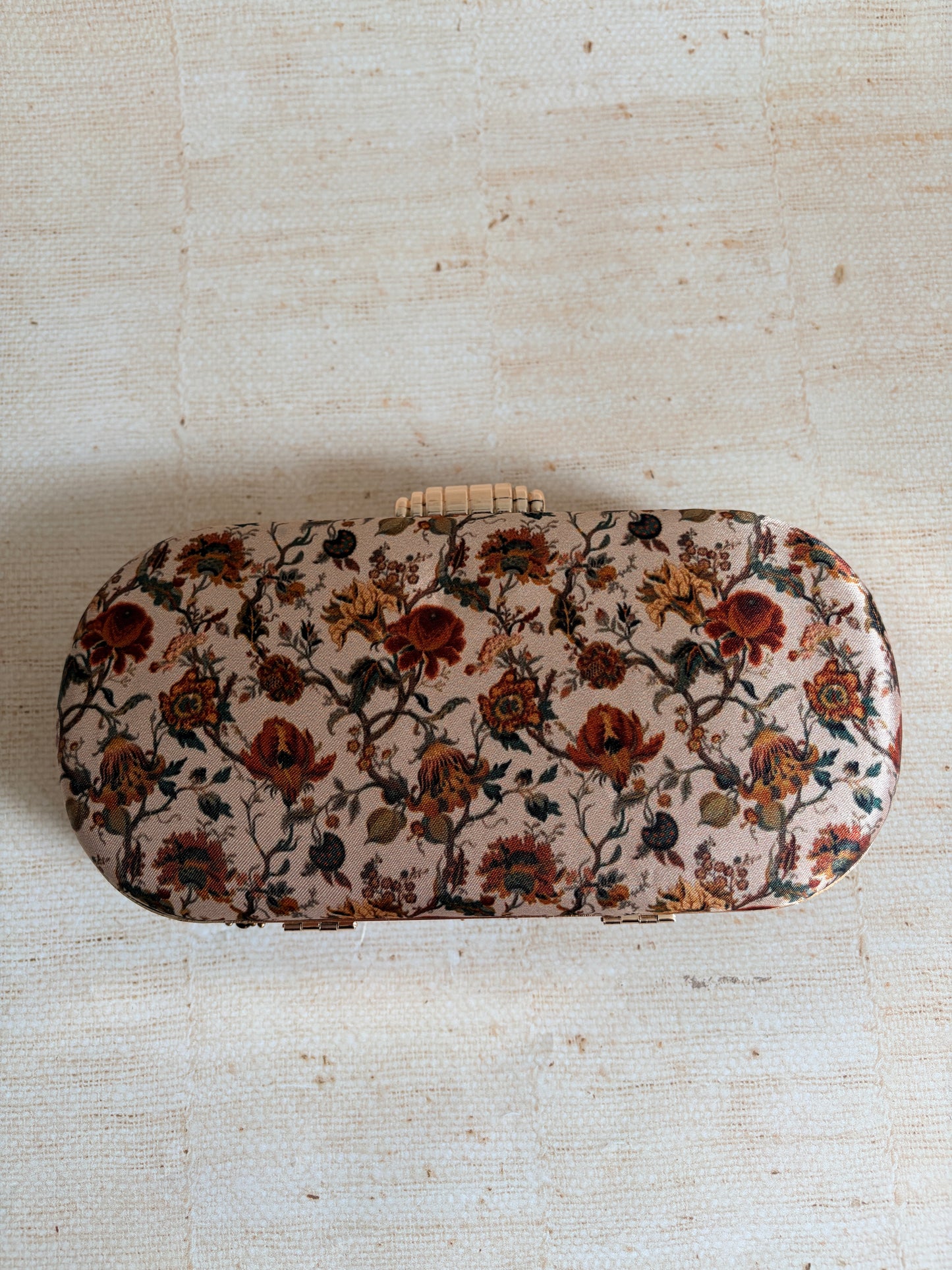 Liv Floral Oval Clutch (ST1232)