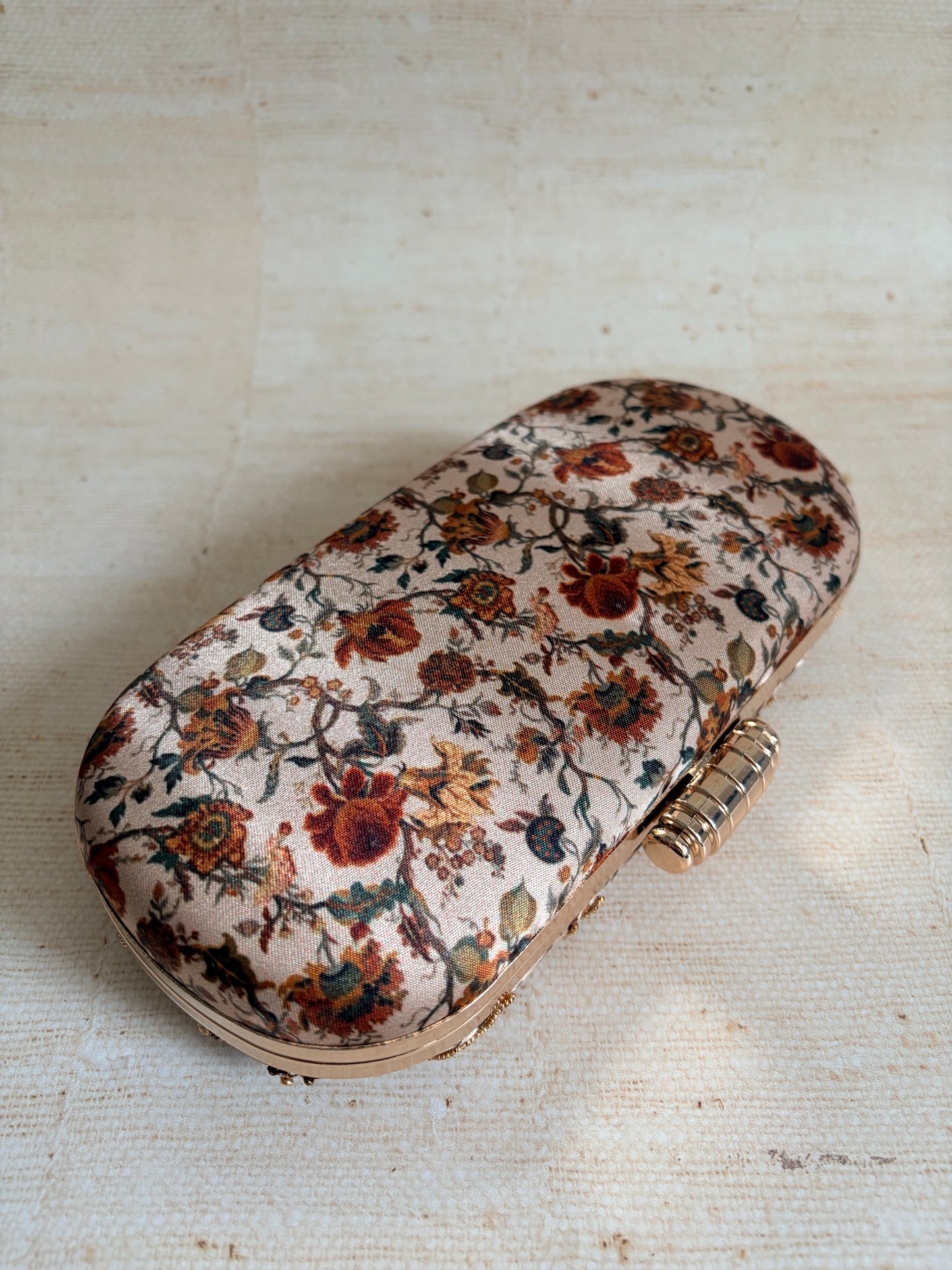 Liv Floral Oval Clutch (ST1232)