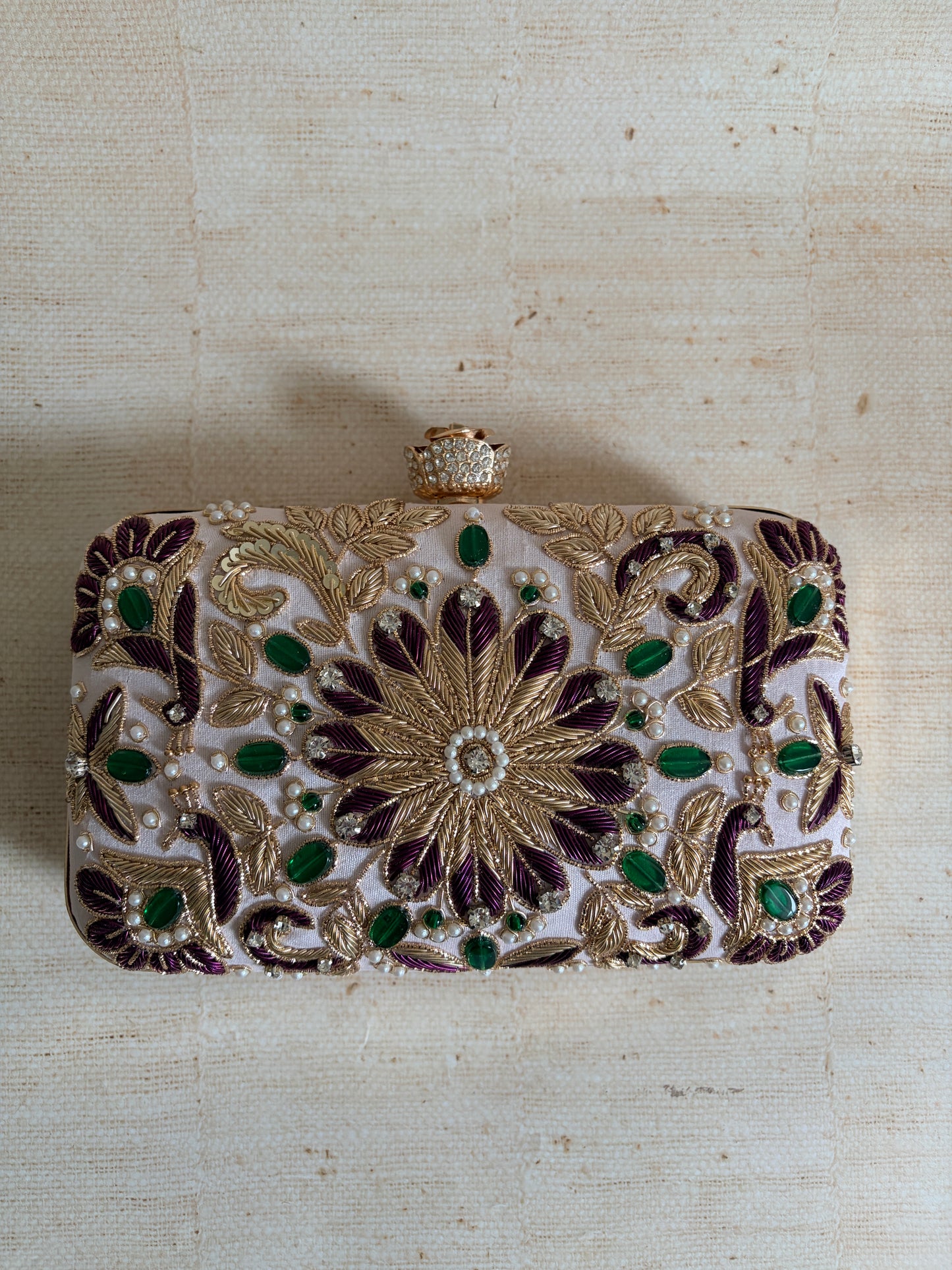 Anika Rectangular Clutch (ST1226) (Pink)