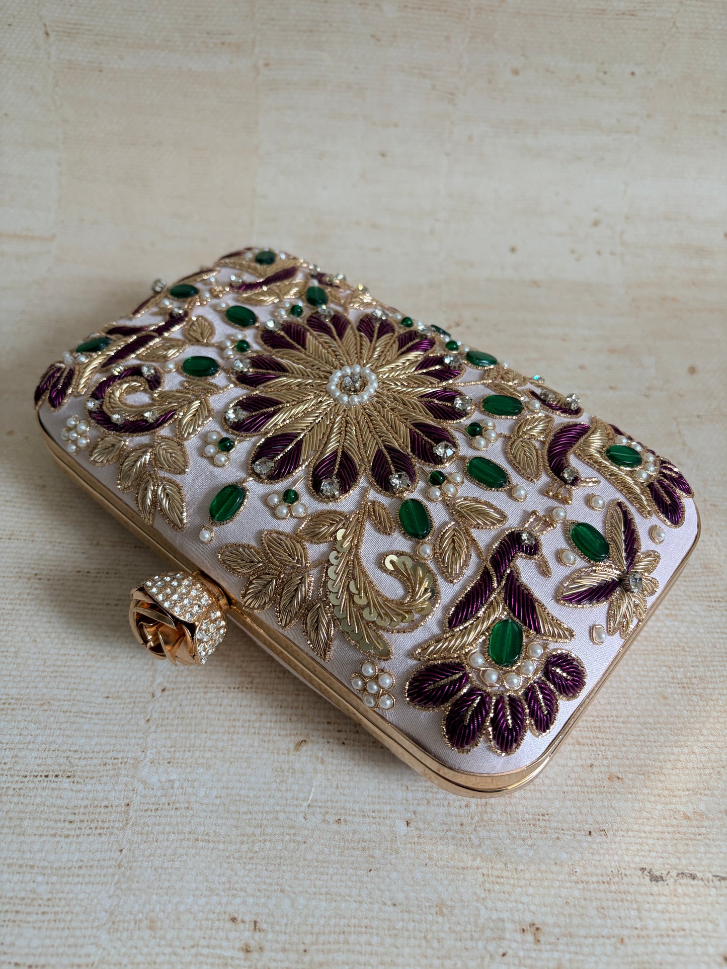 Anika Rectangular Clutch (ST1226) (Pink)