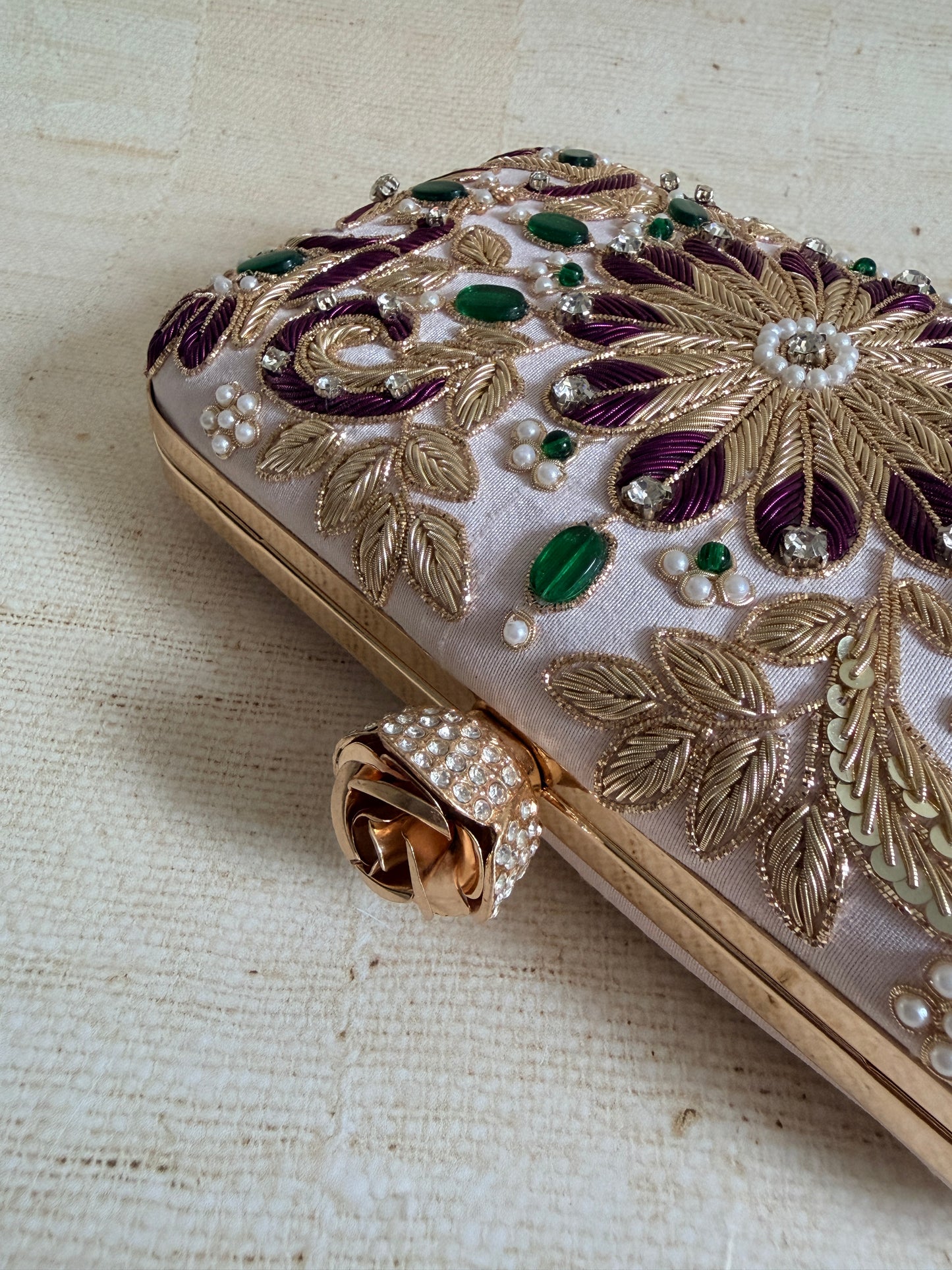 Anika Rectangular Clutch (ST1226) (Pink)
