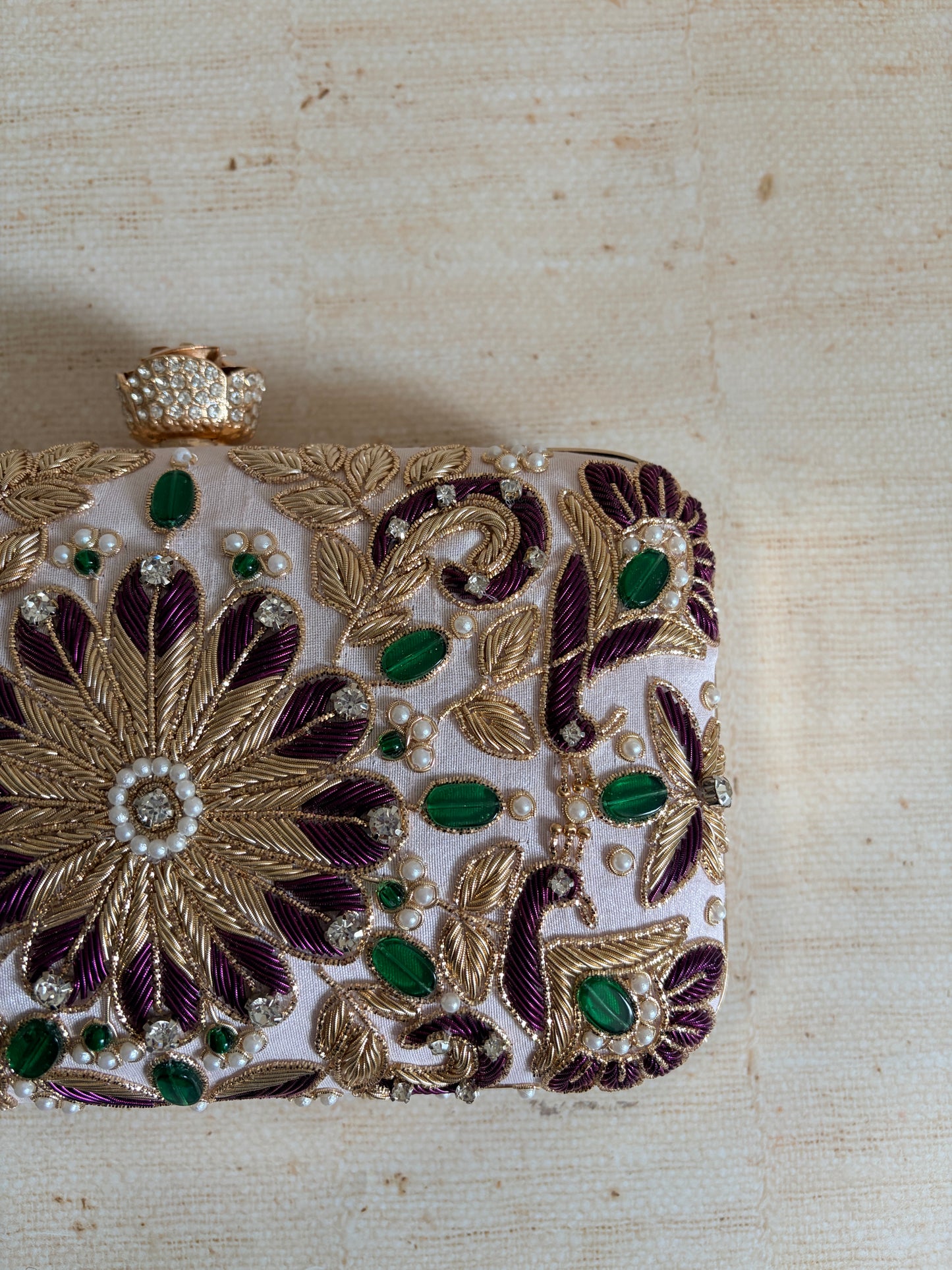 Anika Rectangular Clutch (ST1226) (Pink)