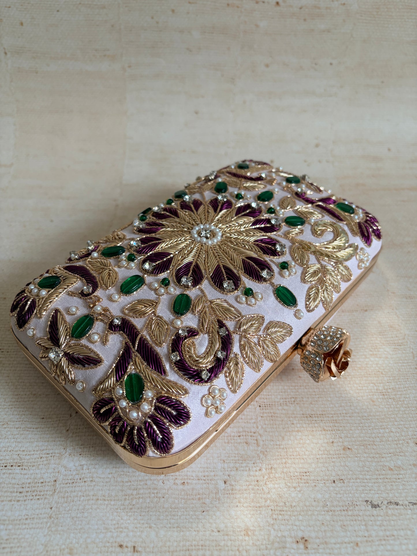 Anika Rectangular Clutch (ST1226) (Pink)
