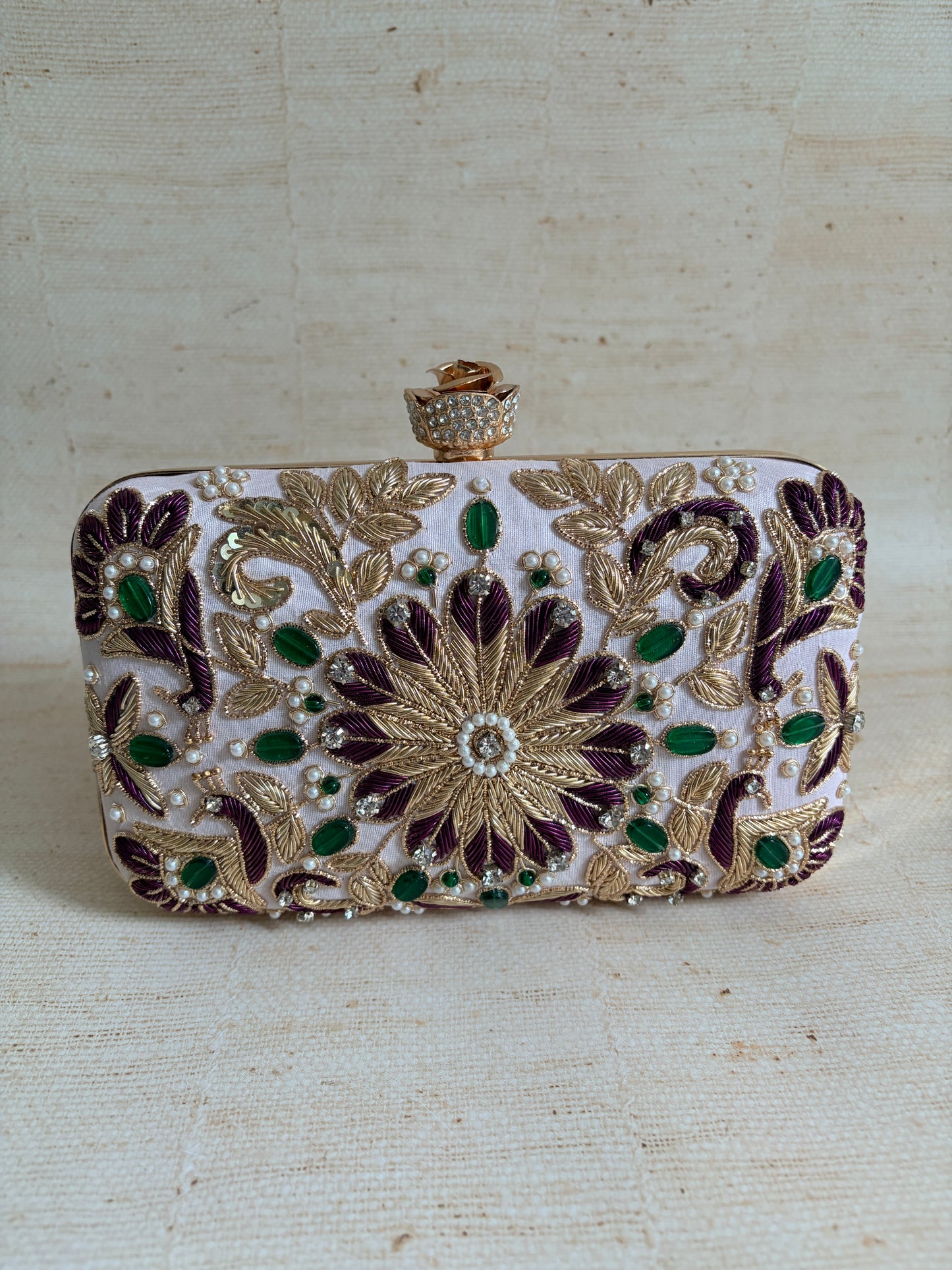 Anika Rectangular Clutch (ST1226) (Pink)