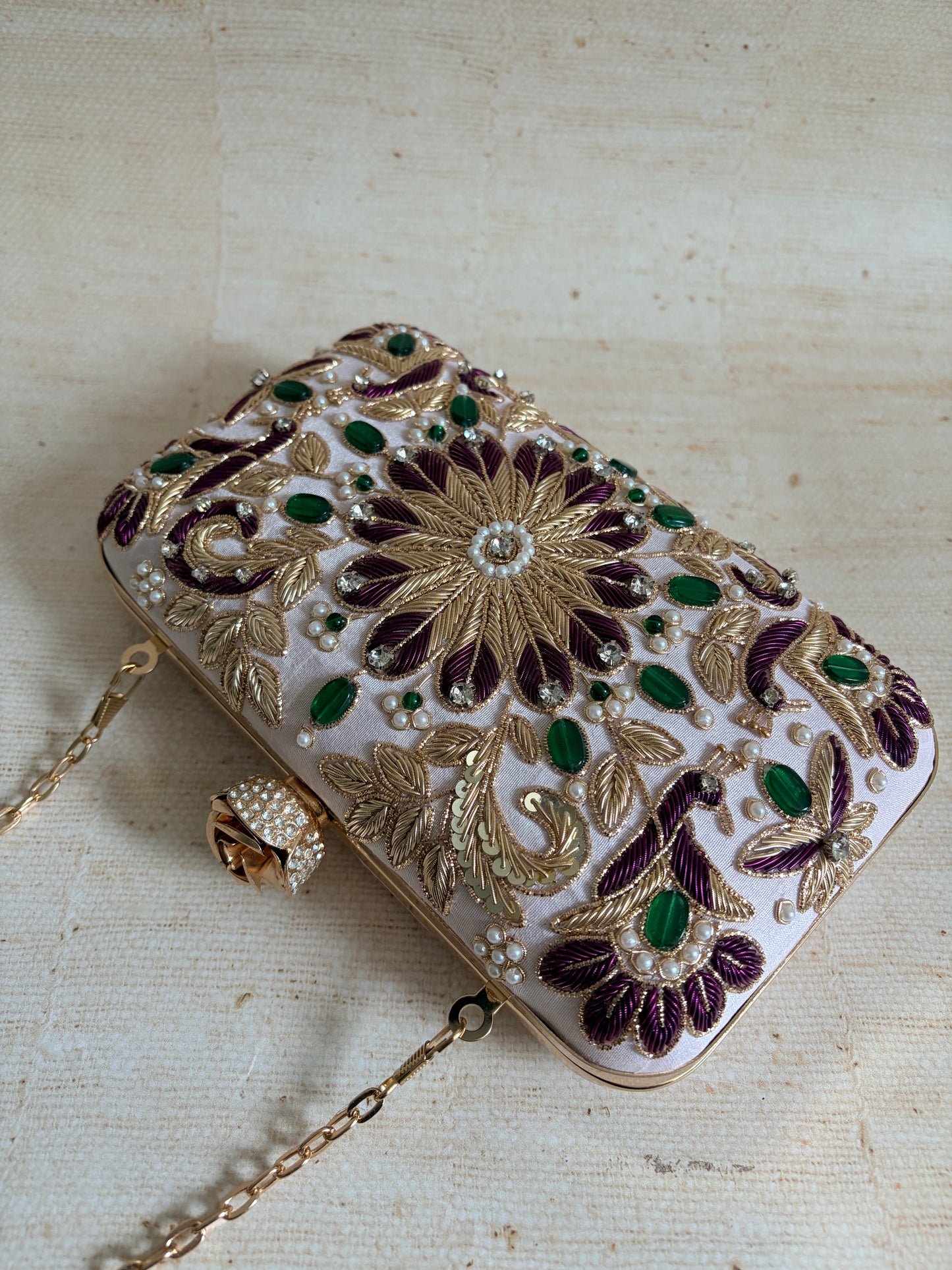 Anika Rectangular Clutch (ST1226) (Pink)
