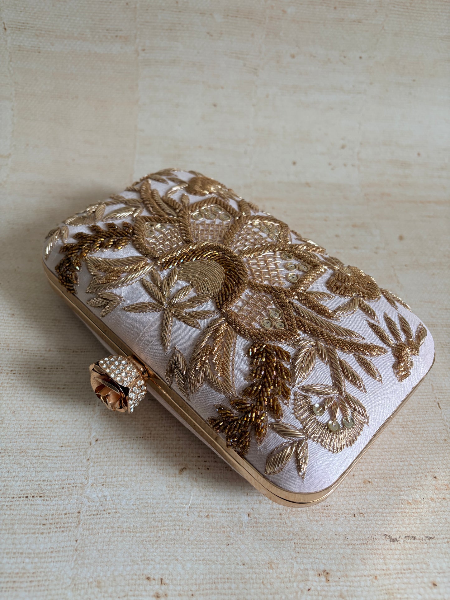 Tavleen Rectangular Pink Clutch (ST1164)
