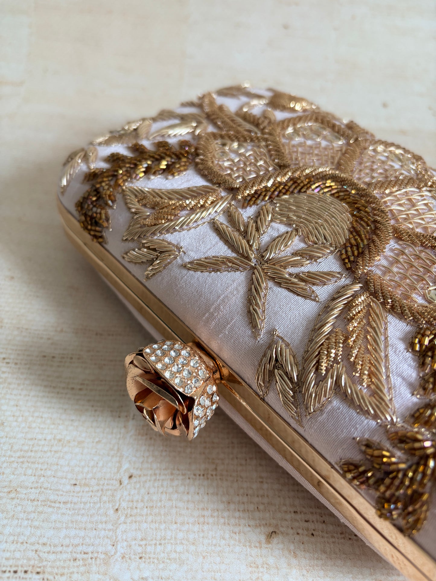 Tavleen Rectangular Pink Clutch (ST1164)