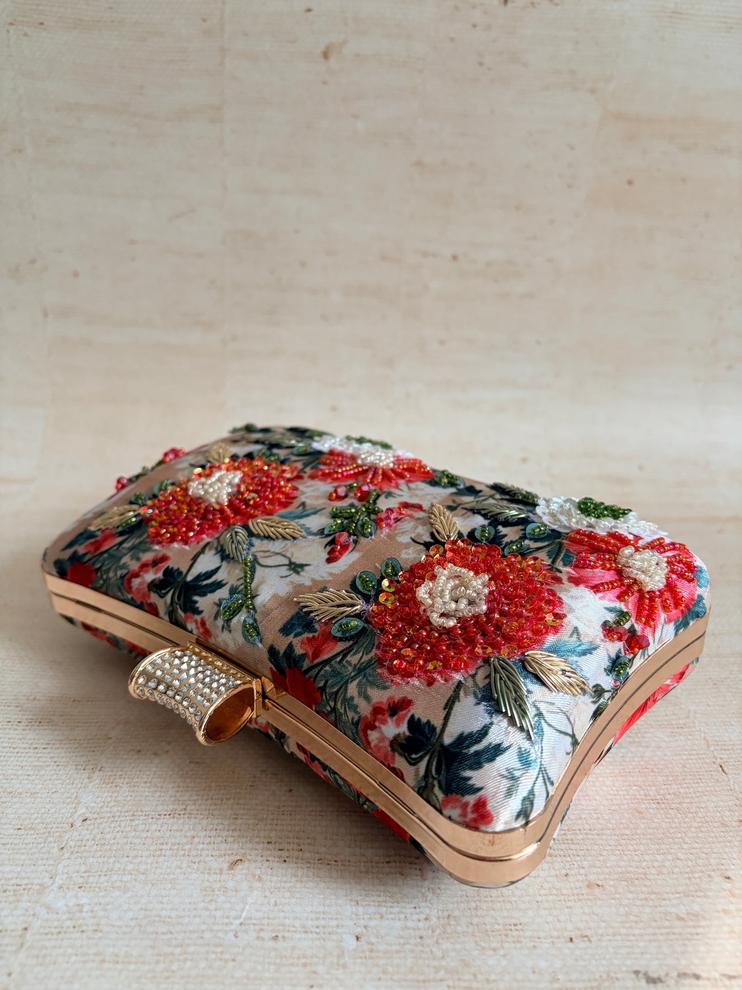 Rosalia Floral Rectangular Clutch (ST1233)
