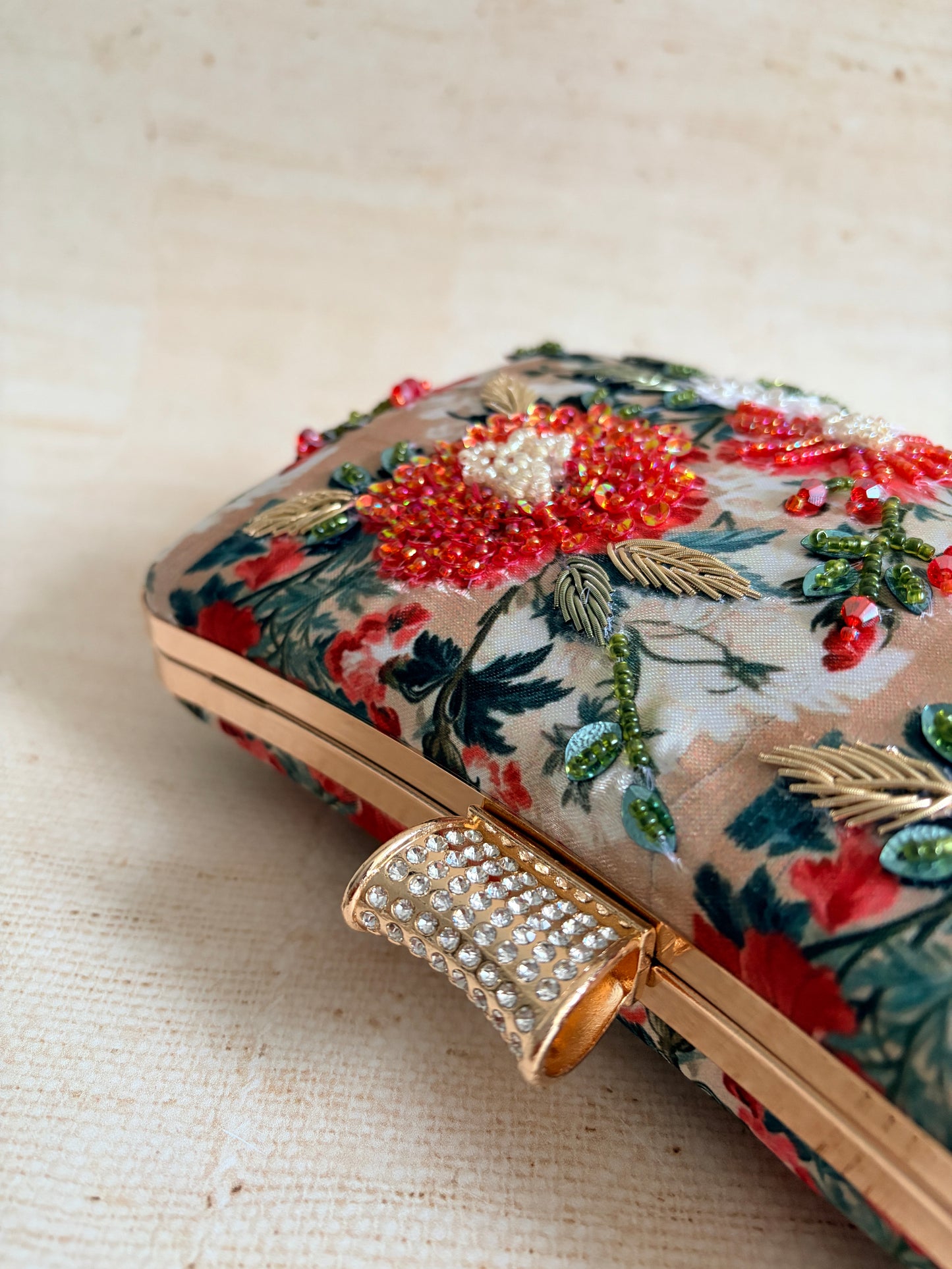 Rosalia Floral Rectangular Clutch (ST1233)