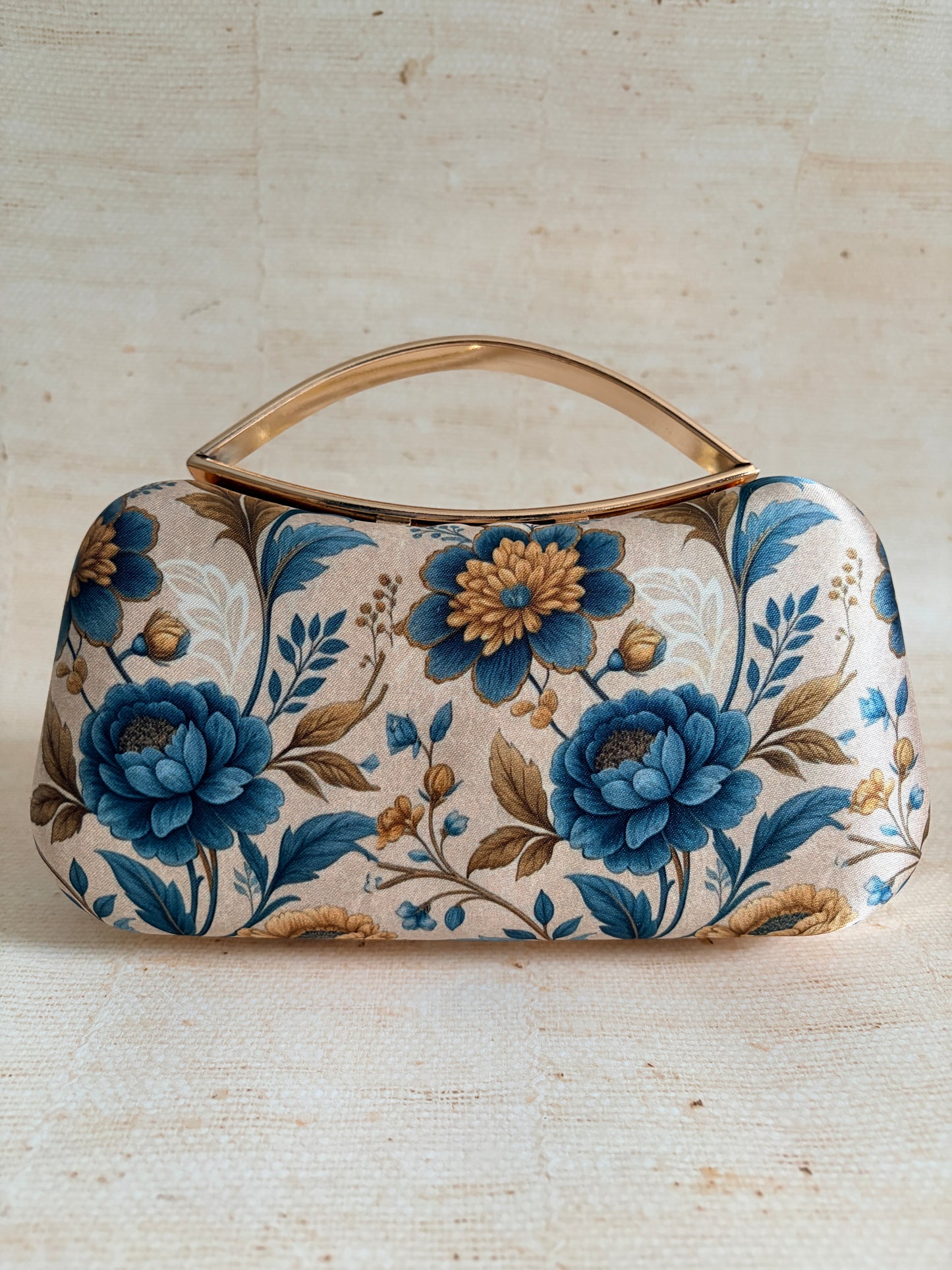 Rose Rectangular Floral Clutch (ST1230)