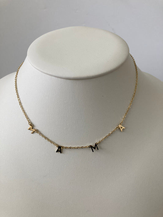 Mama Chain Necklace (ST799) (Gold)