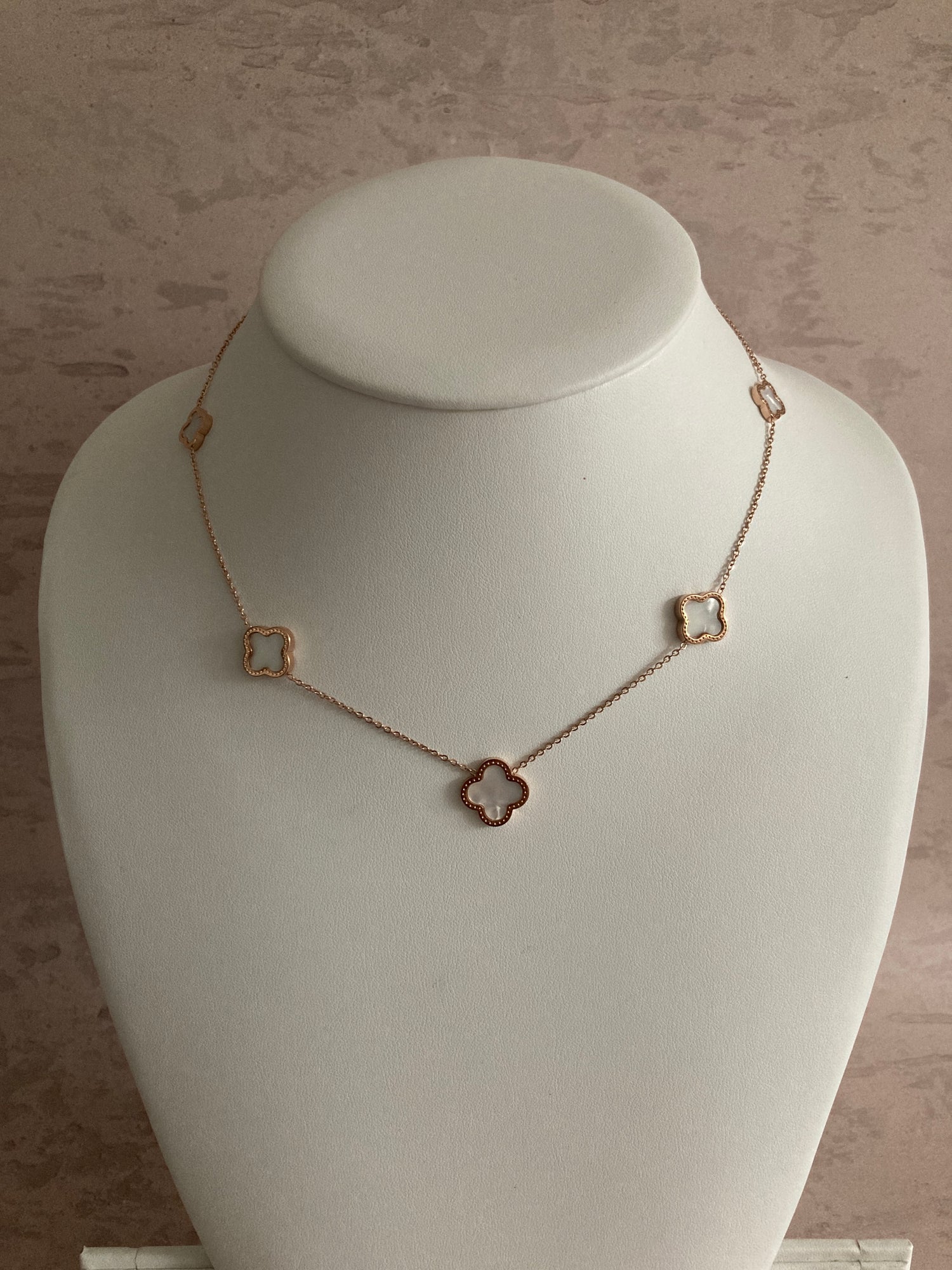 White Clover Necklace