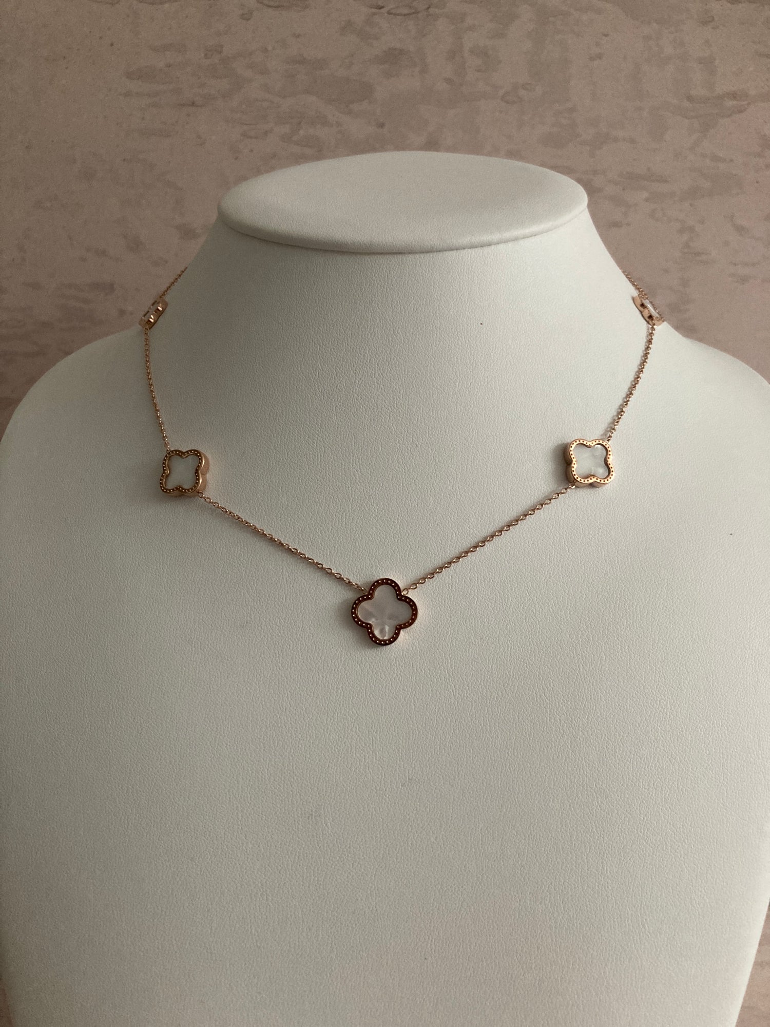 White Clover Necklace