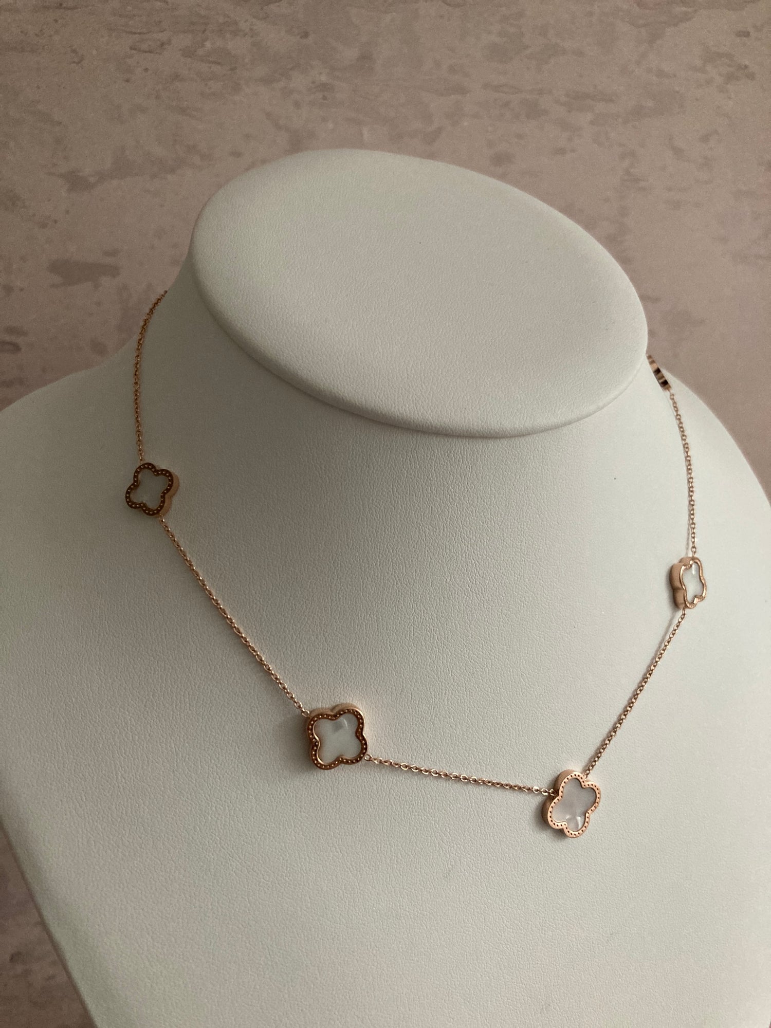 White Clover Necklace