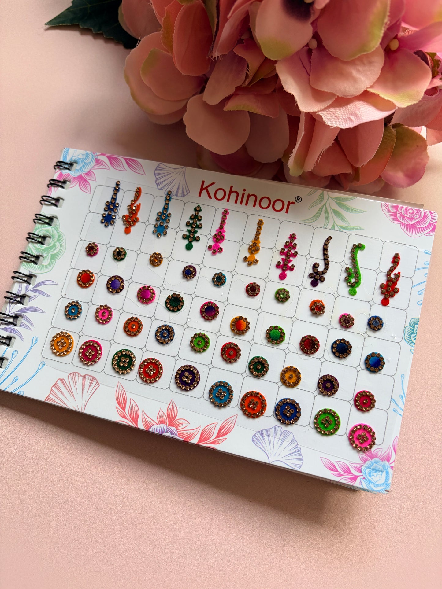 Assorted Designs 5 Page 250 Bindi Booklet (ST1249)