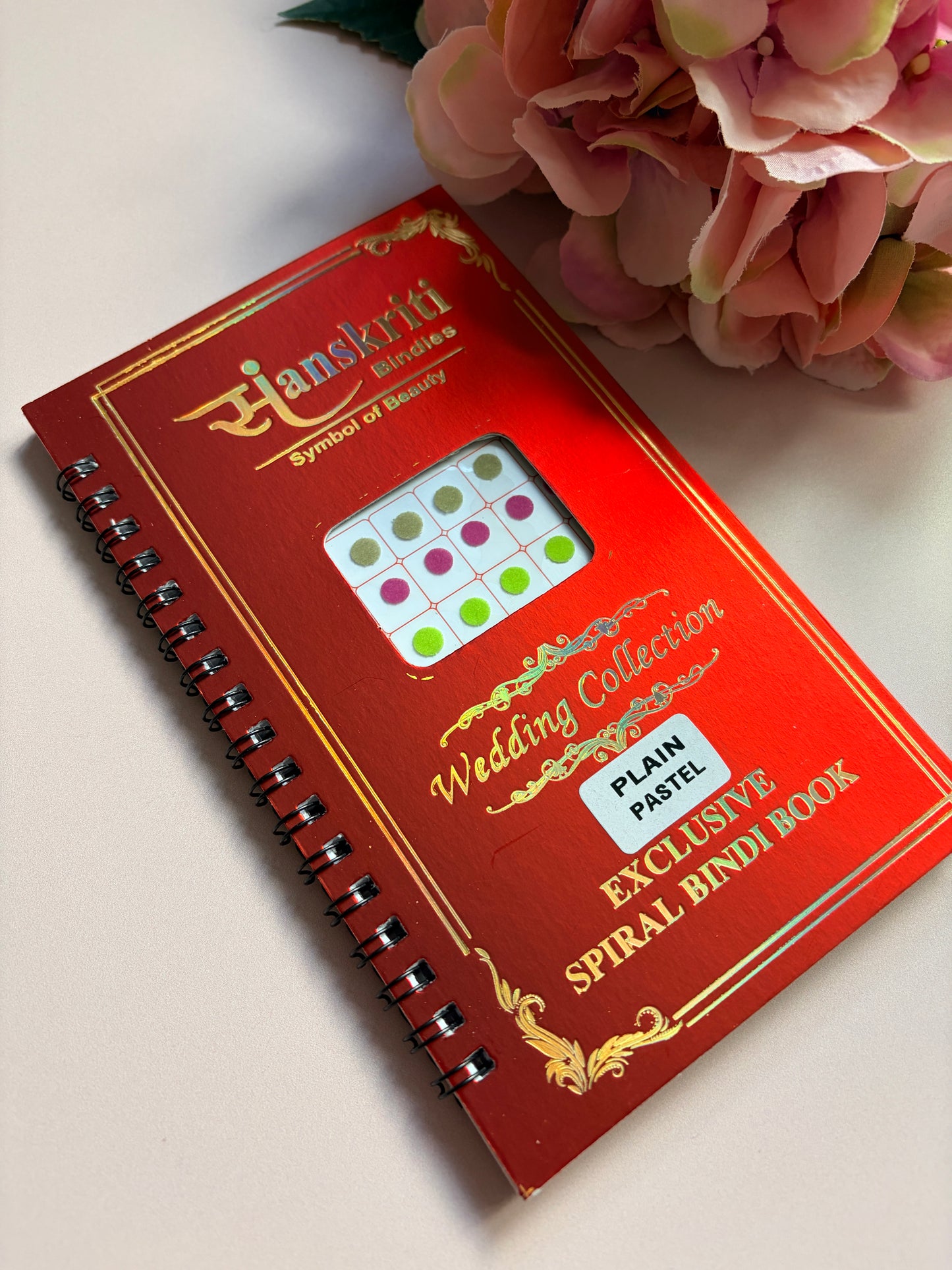 Plain Round Pastel 960 Bindi Booklet (ST1248)