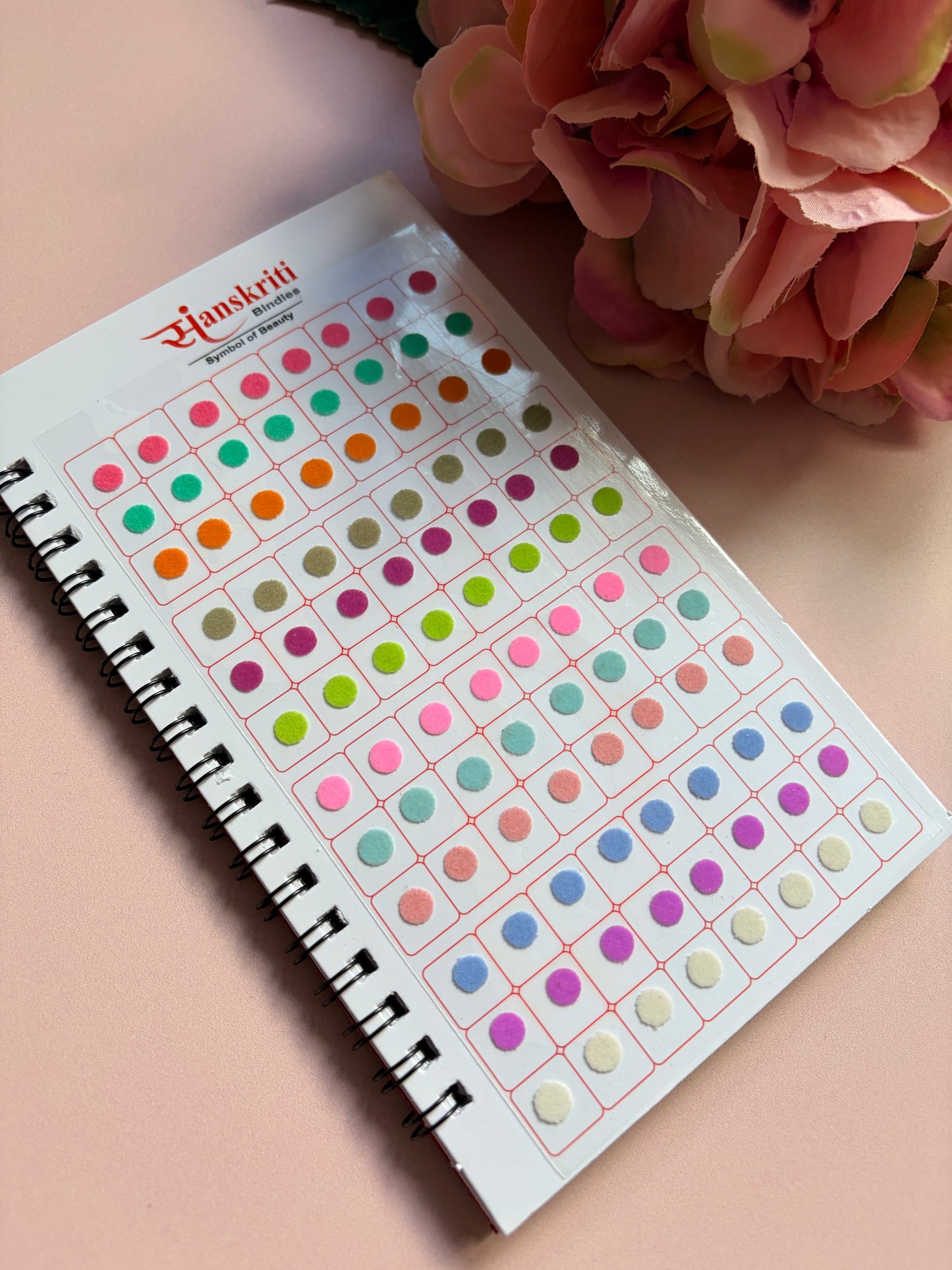 Plain Round Pastel 960 Bindi Booklet (ST1248)