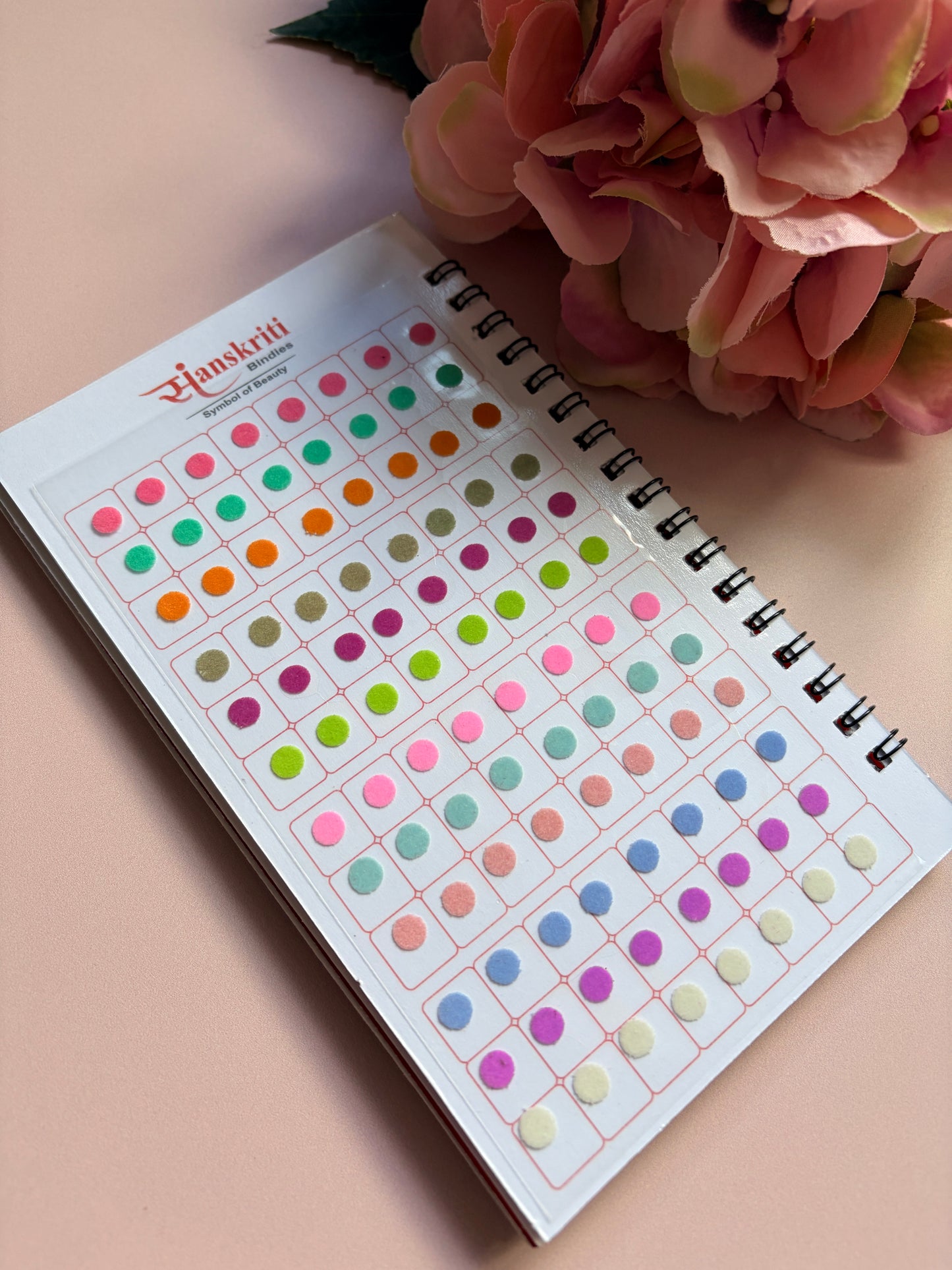 Plain Round Pastel 960 Bindi Booklet (ST1248)