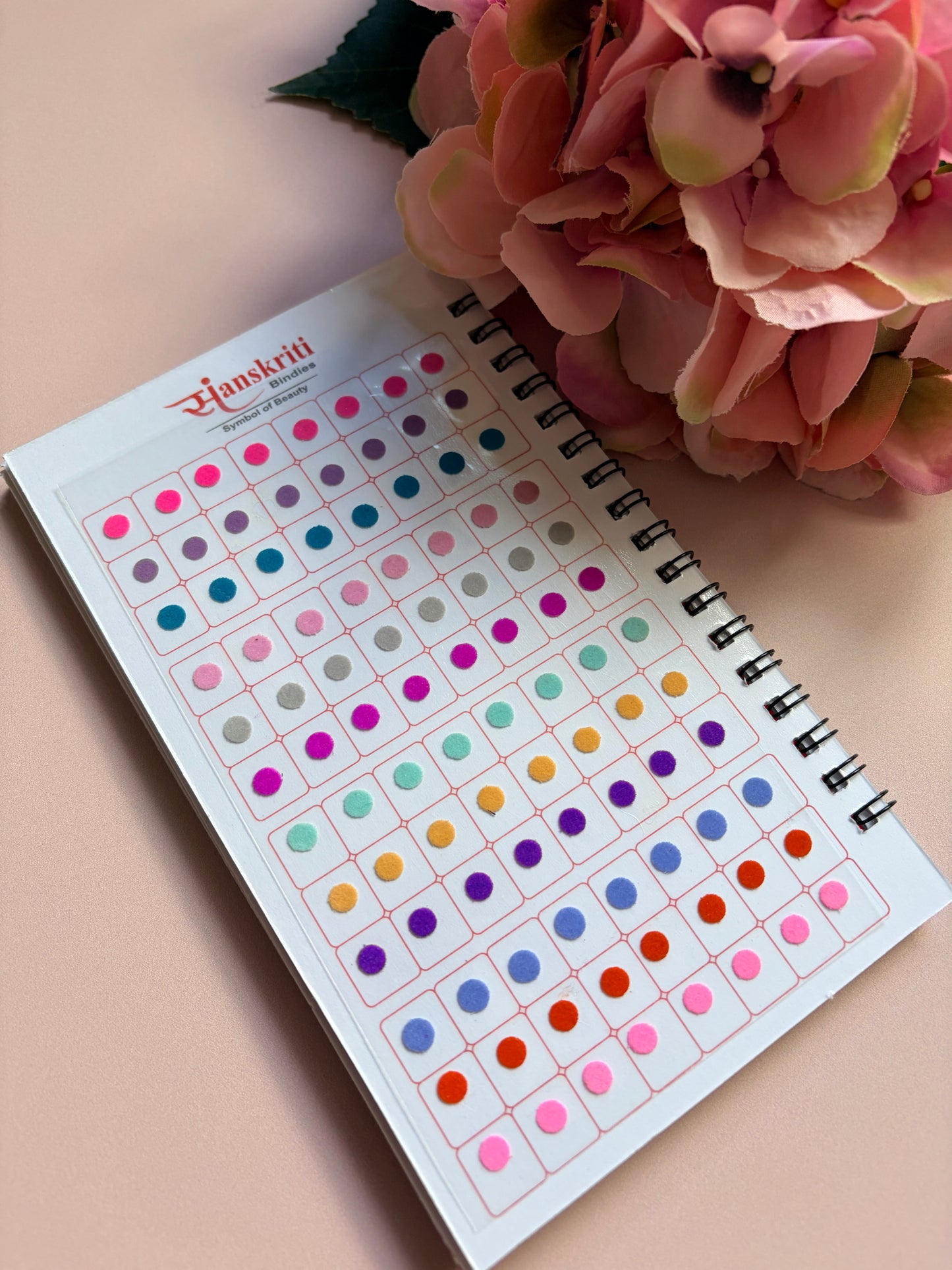 Plain Round Pastel 960 Bindi Booklet (ST1248)