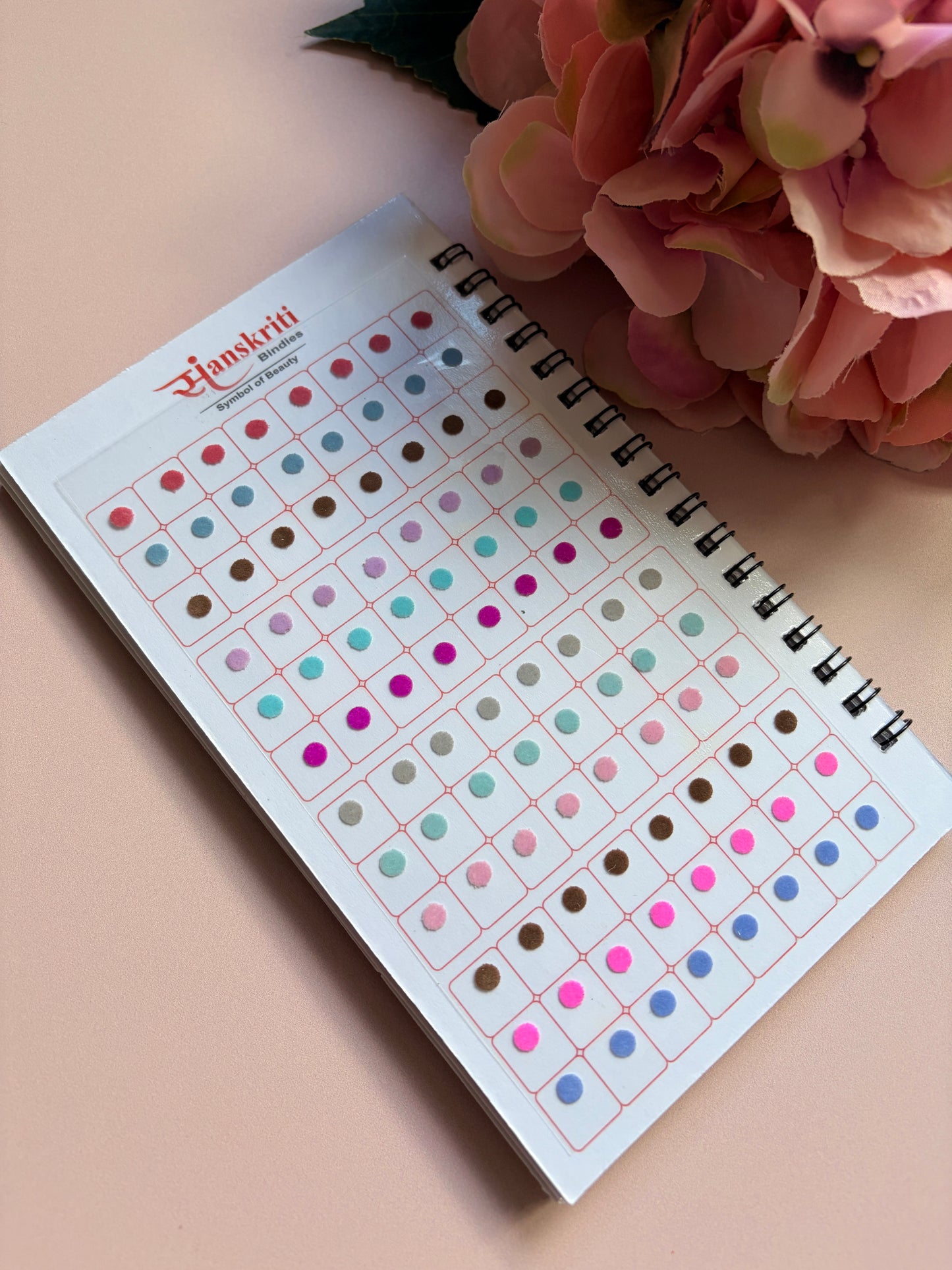 Plain Round Pastel 960 Bindi Booklet (ST1248)