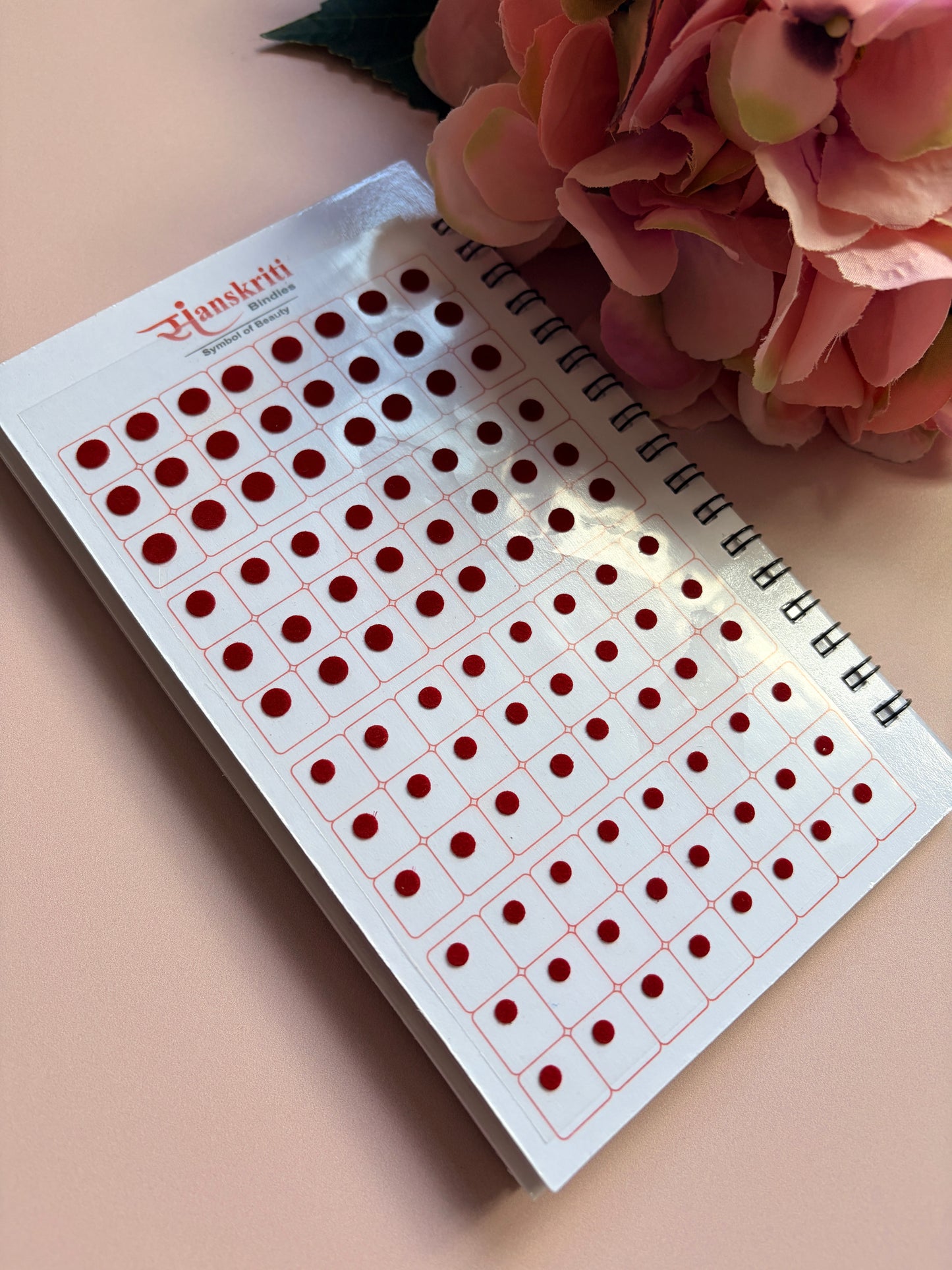 Plain Round Pastel 960 Bindi Booklet (ST1248)