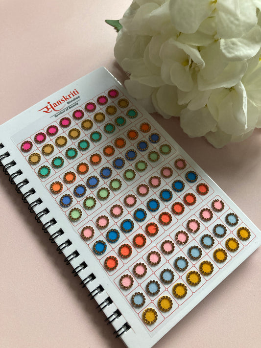 Stone Border Pastel 576 Bindi Booklet (ST782)