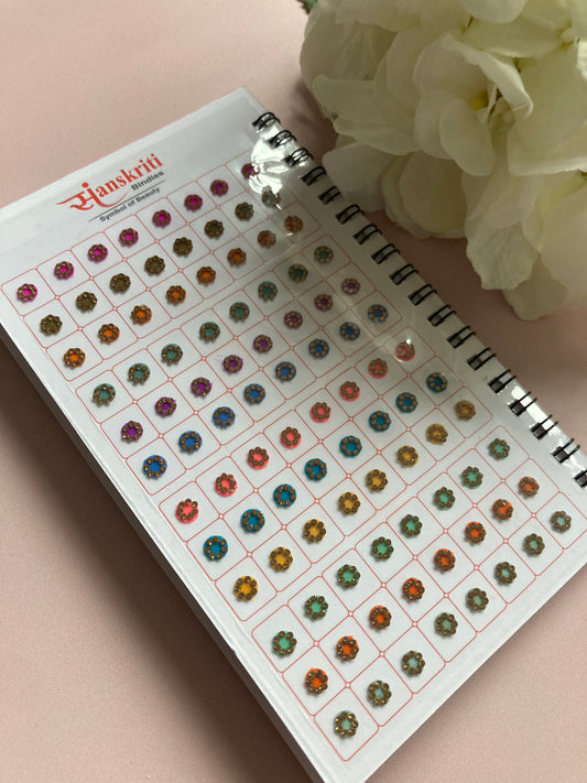 Stone Border Pastel 576 Bindi Booklet (ST782)