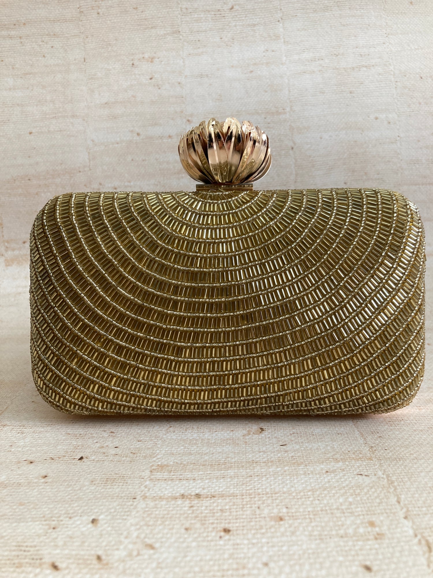 Gold Clutch Bag
