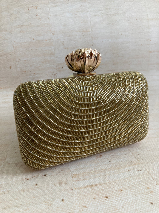 Gold Clutch Bag