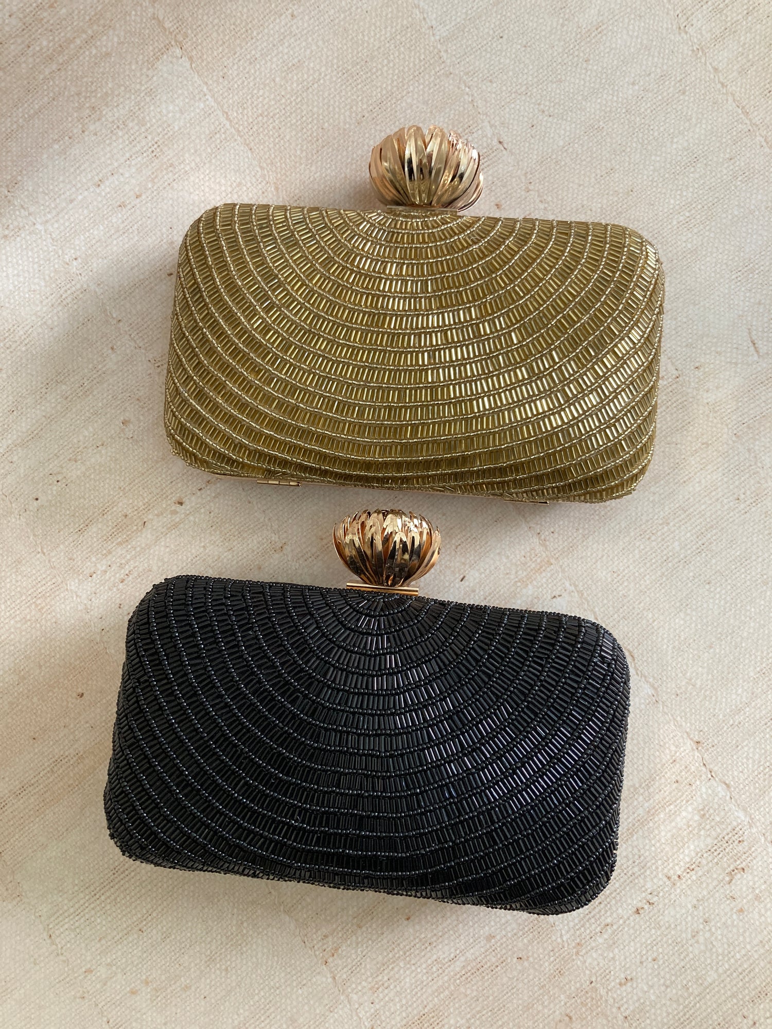 Gold Clutch Bag