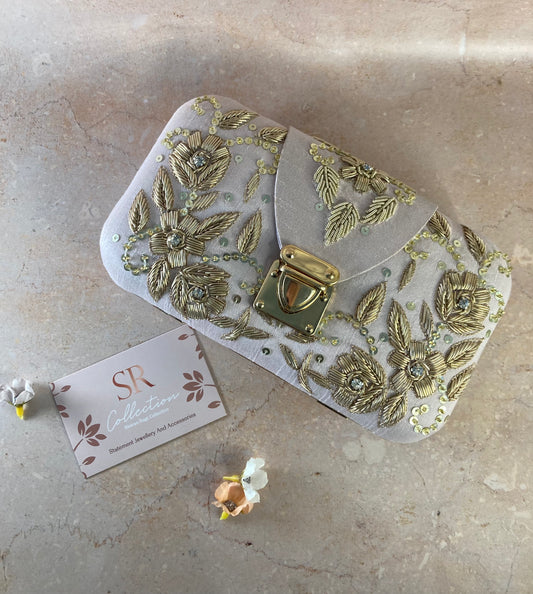 SALE Melrose (Rectangular Clutch) (Light Purple) (ST301)