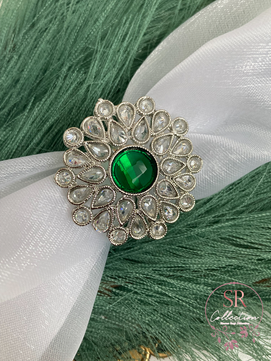 Gohar Classic Ring (ST004) Green