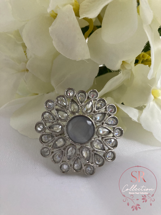 Gohar Classic Ring (ST004) Grey