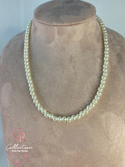 Elegant Pearl Choker Necklace (ST204)
