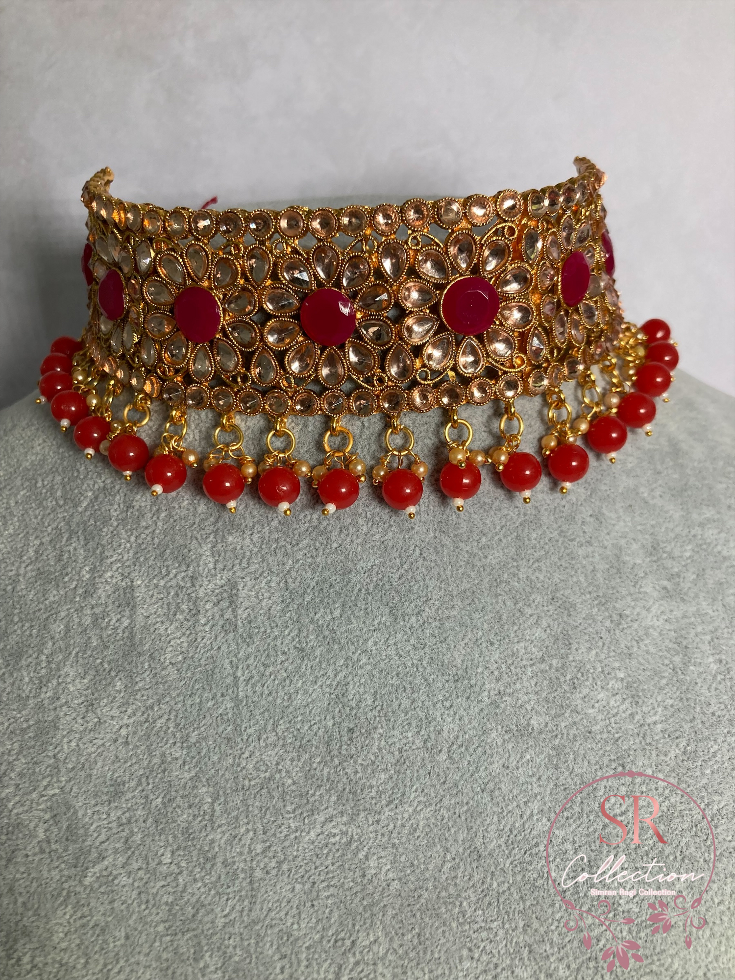 Kundan Choker Necklace Set