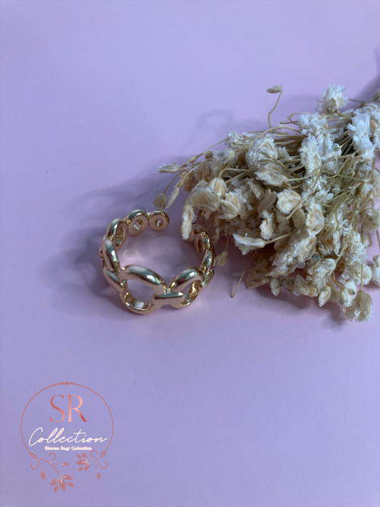 Zara Circle Linked Ring (ST065)