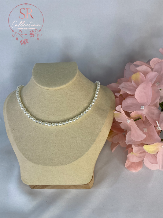 Elegant Pearl Choker Necklace (ST204)