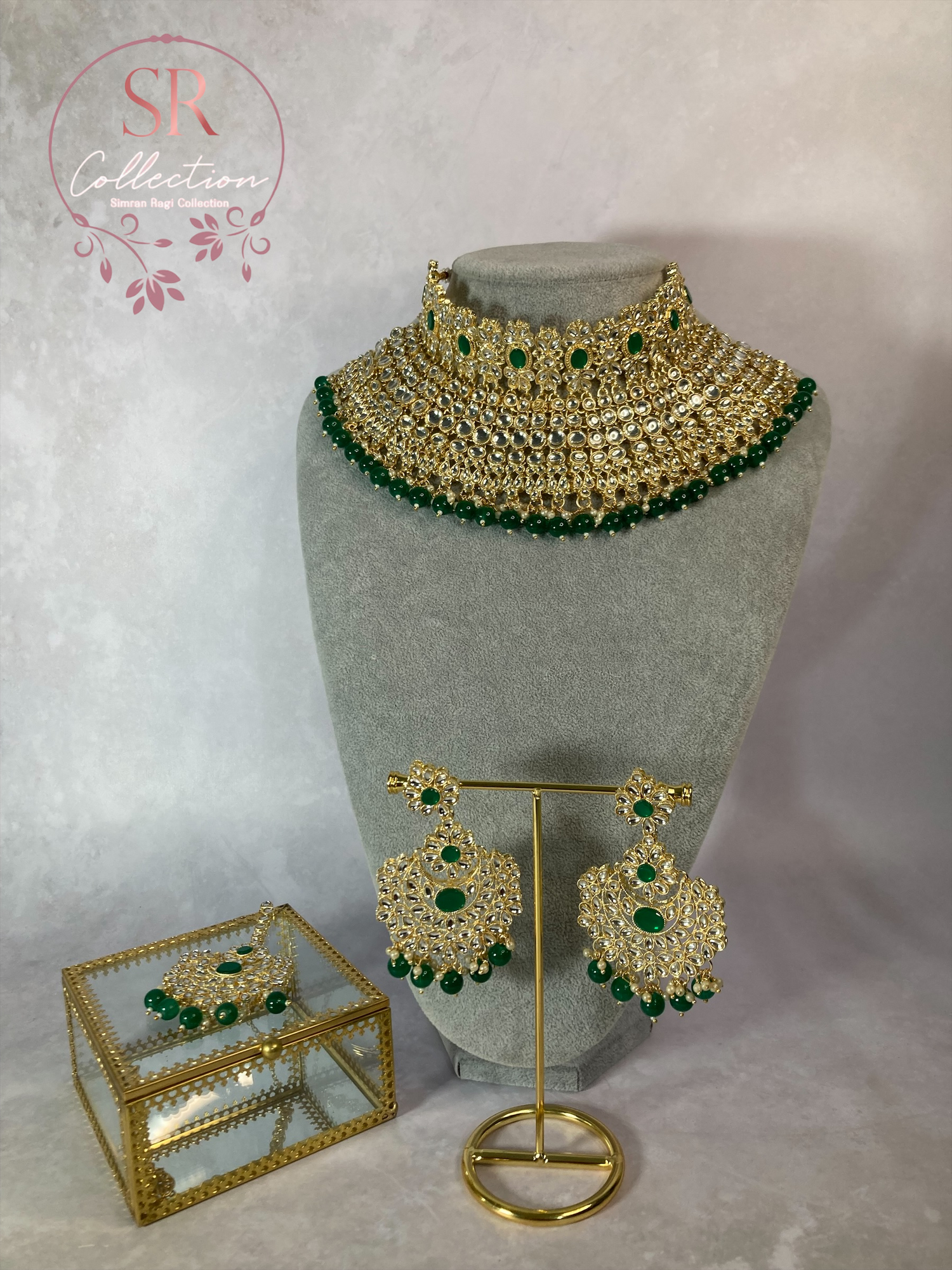 Silver 2025 kundan set